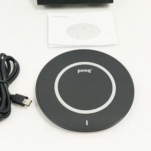 Pugs Wireless Charging Pad 2A Output Black & White New‎ With Box #1332